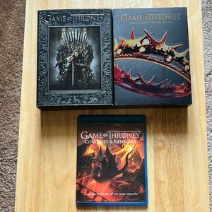 HBO Game of Thrones Complete Seasons 1 & 2 DVD Box Set & Bonus Disc
